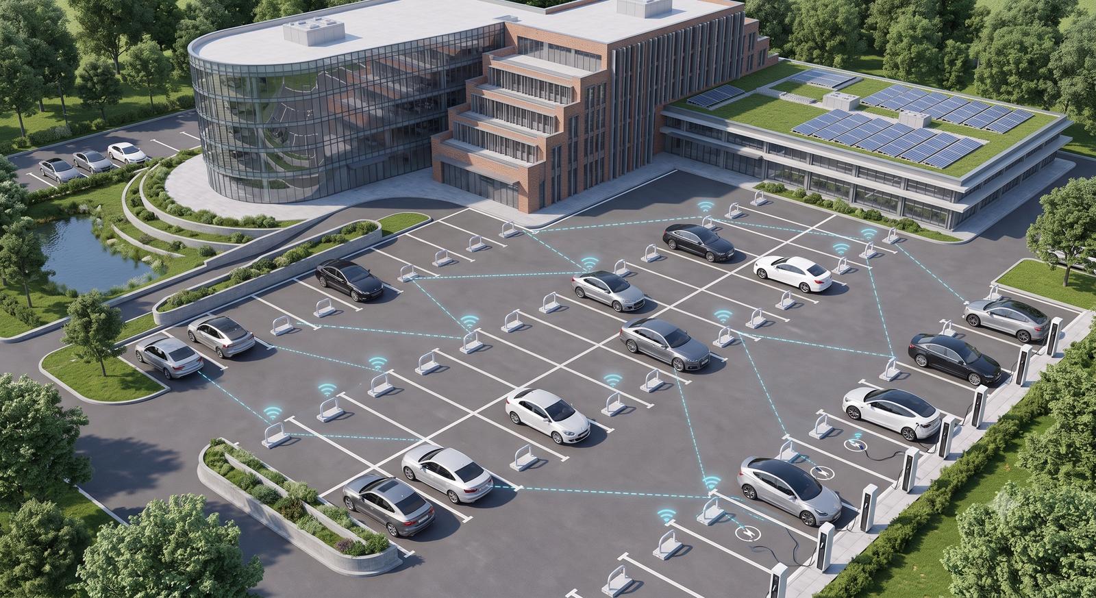 Automatické parkovací zábrany Parking Guard pro efektivní správu firemního parkoviště
